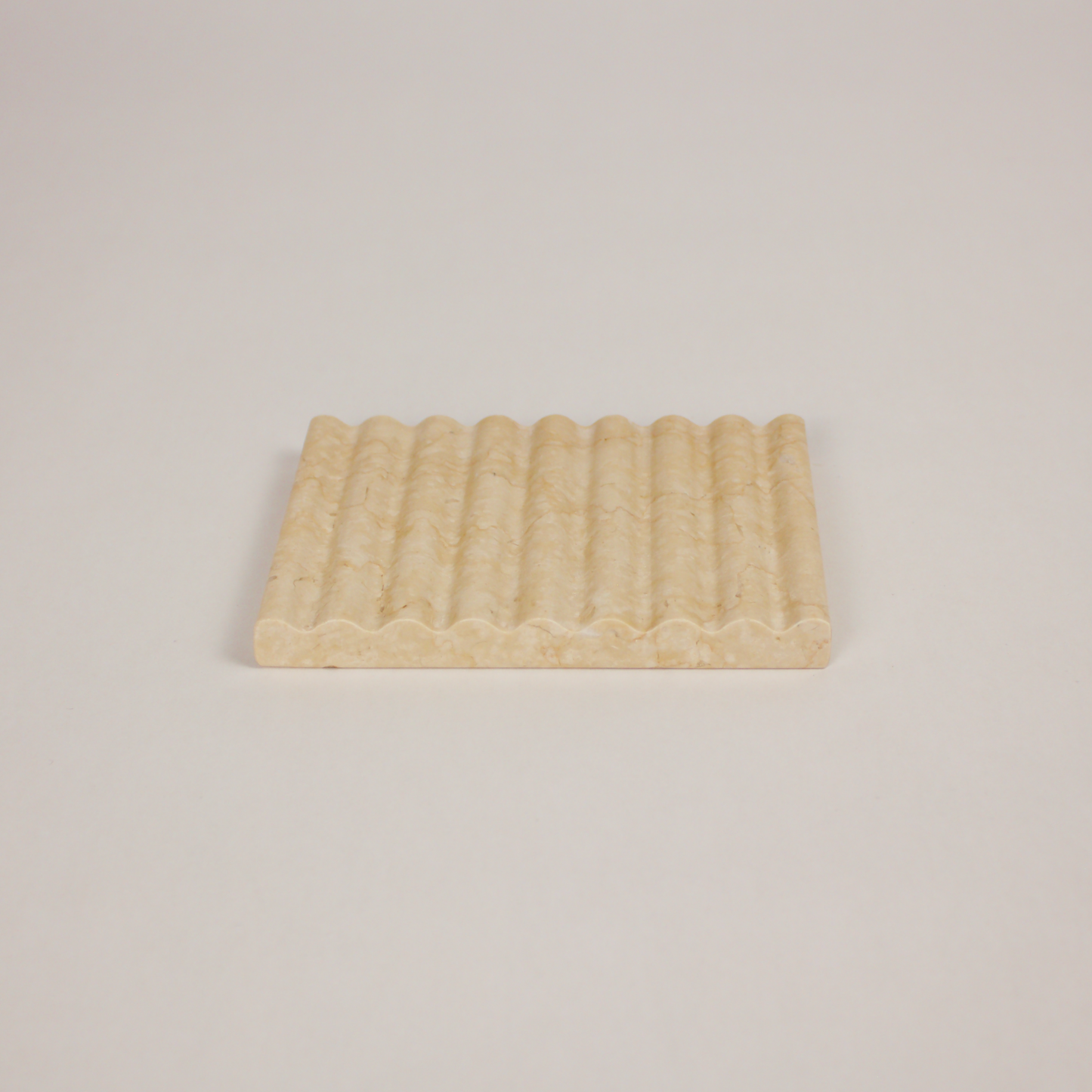 Marble Soap Dish: Cream