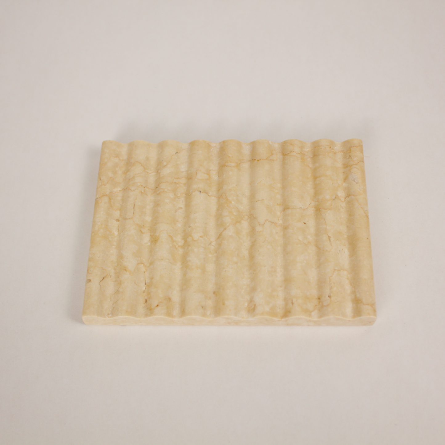 Marble Soap Dish: Cream