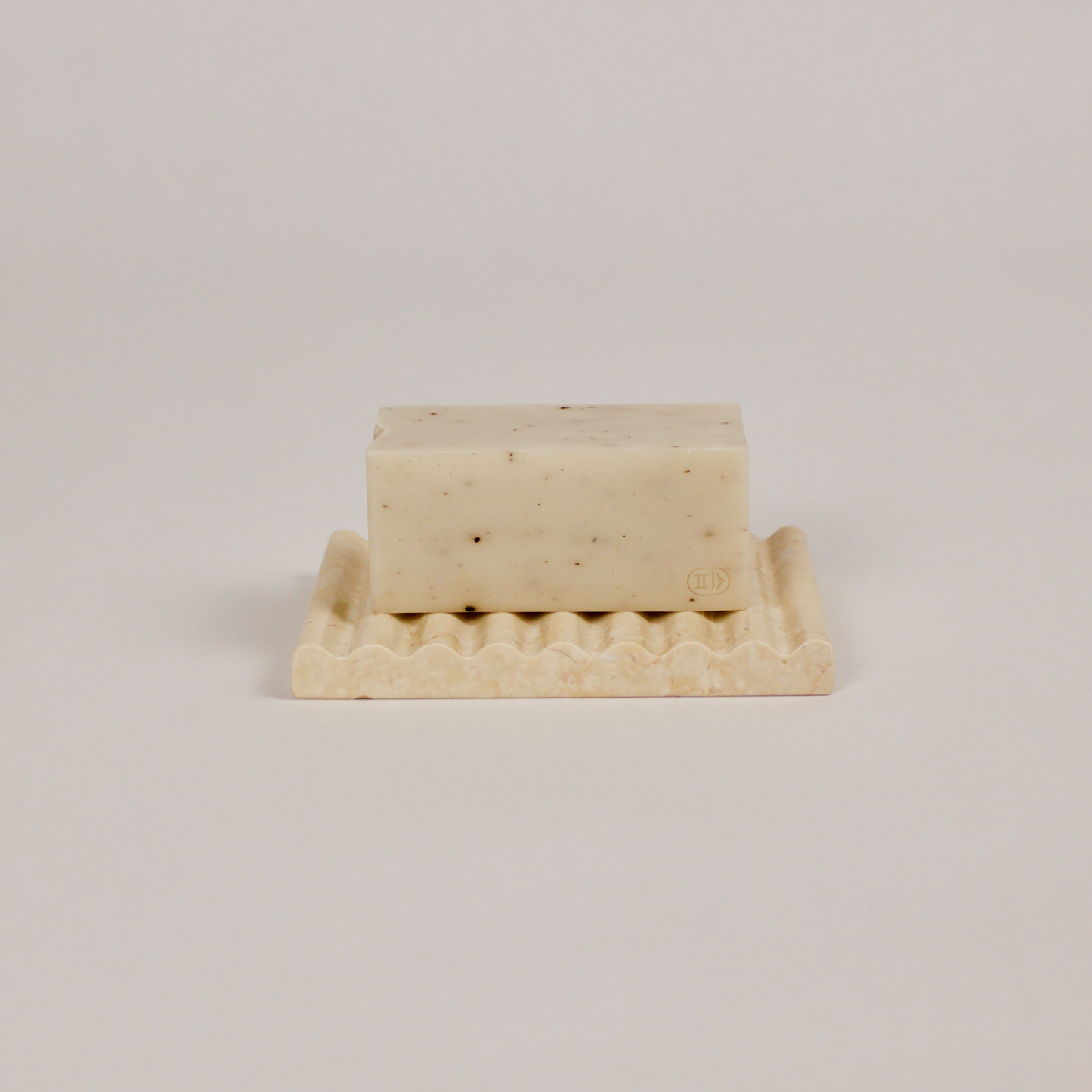 Marble Soap Dish: Cream