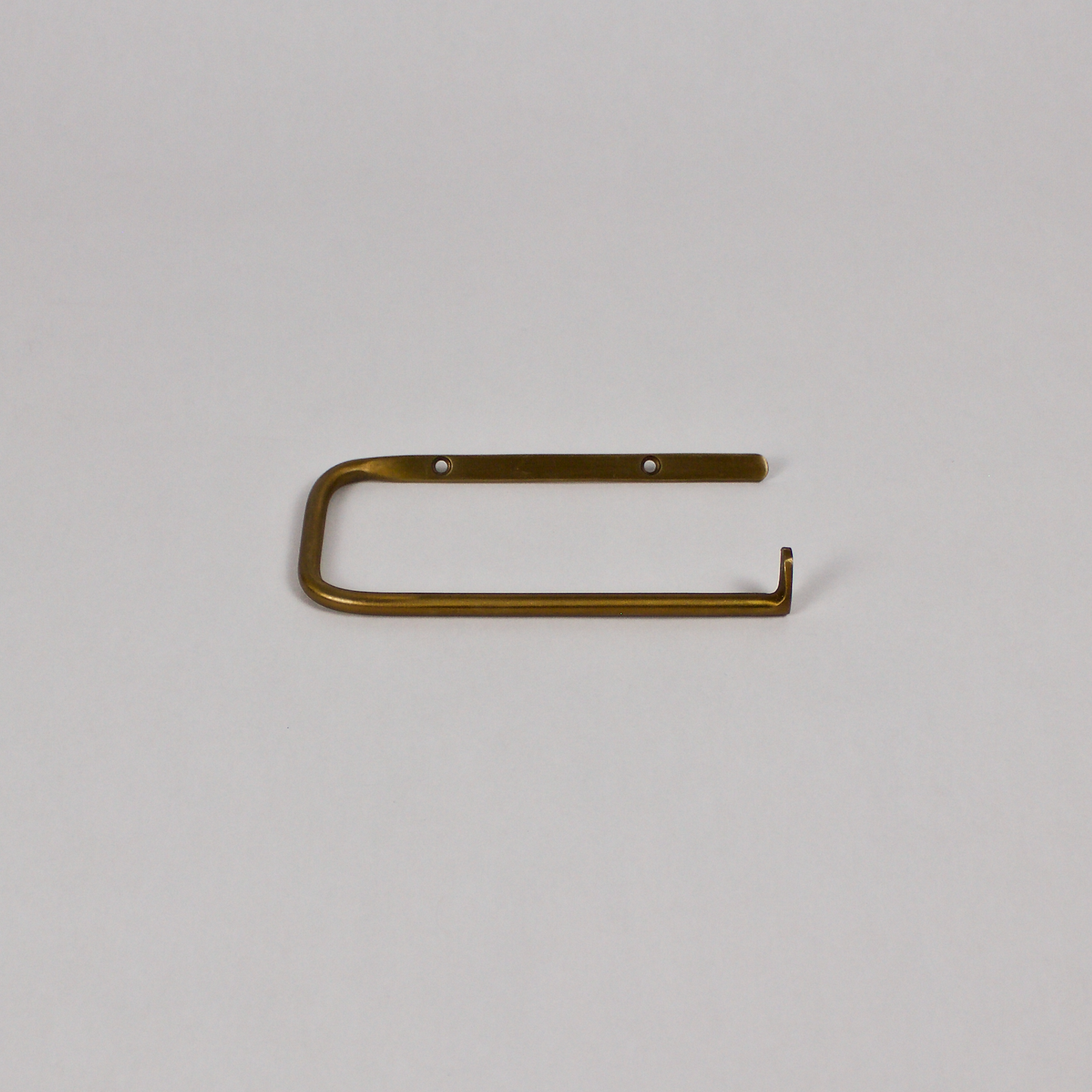 Toilet Paper Holder: Brass