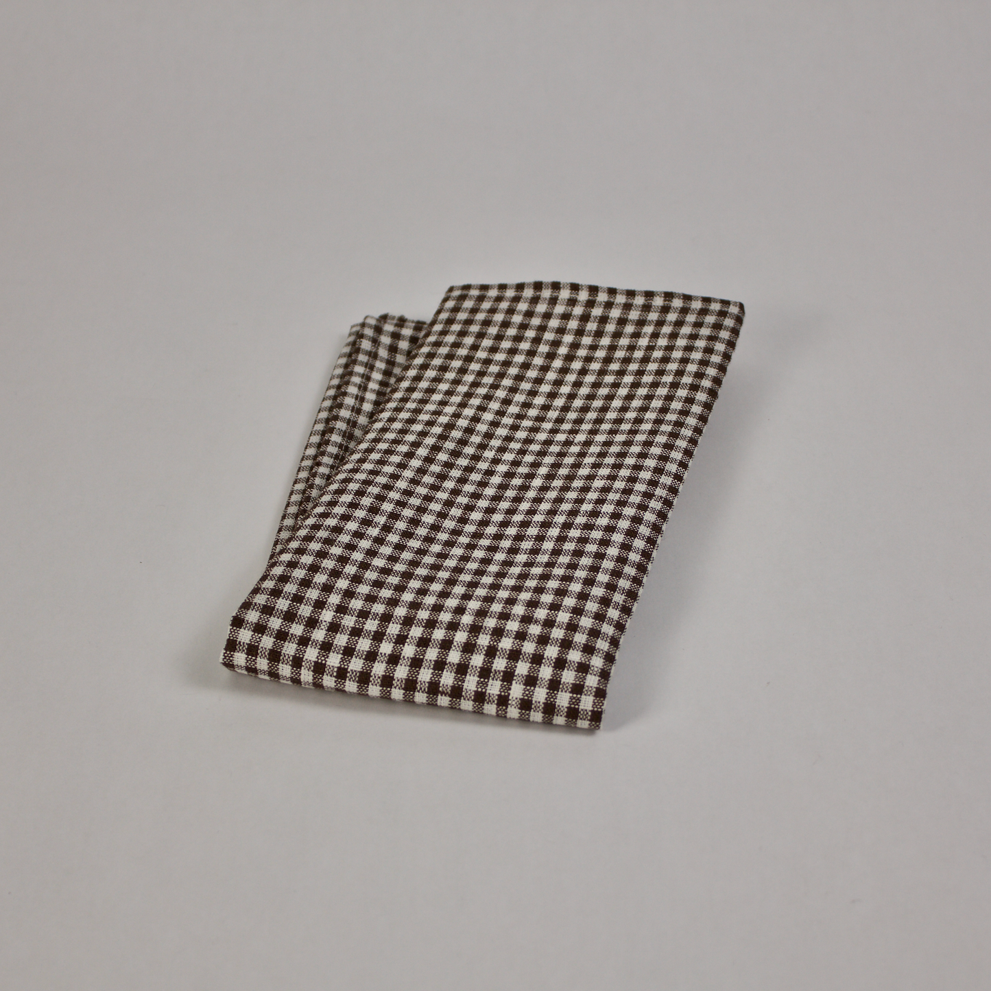 Linen Napkin: Brown Check