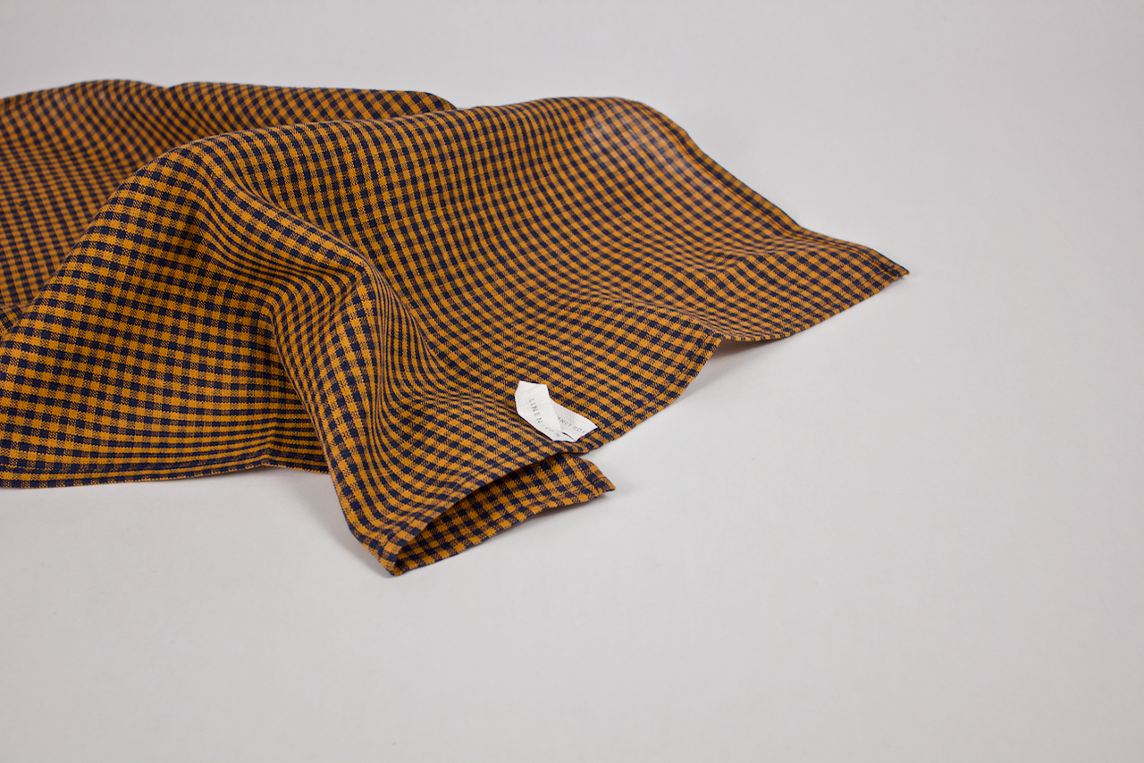 Kitchen Cloth: Orange Check