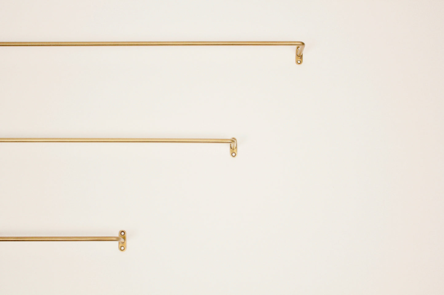 Brass Towel Bar: Large