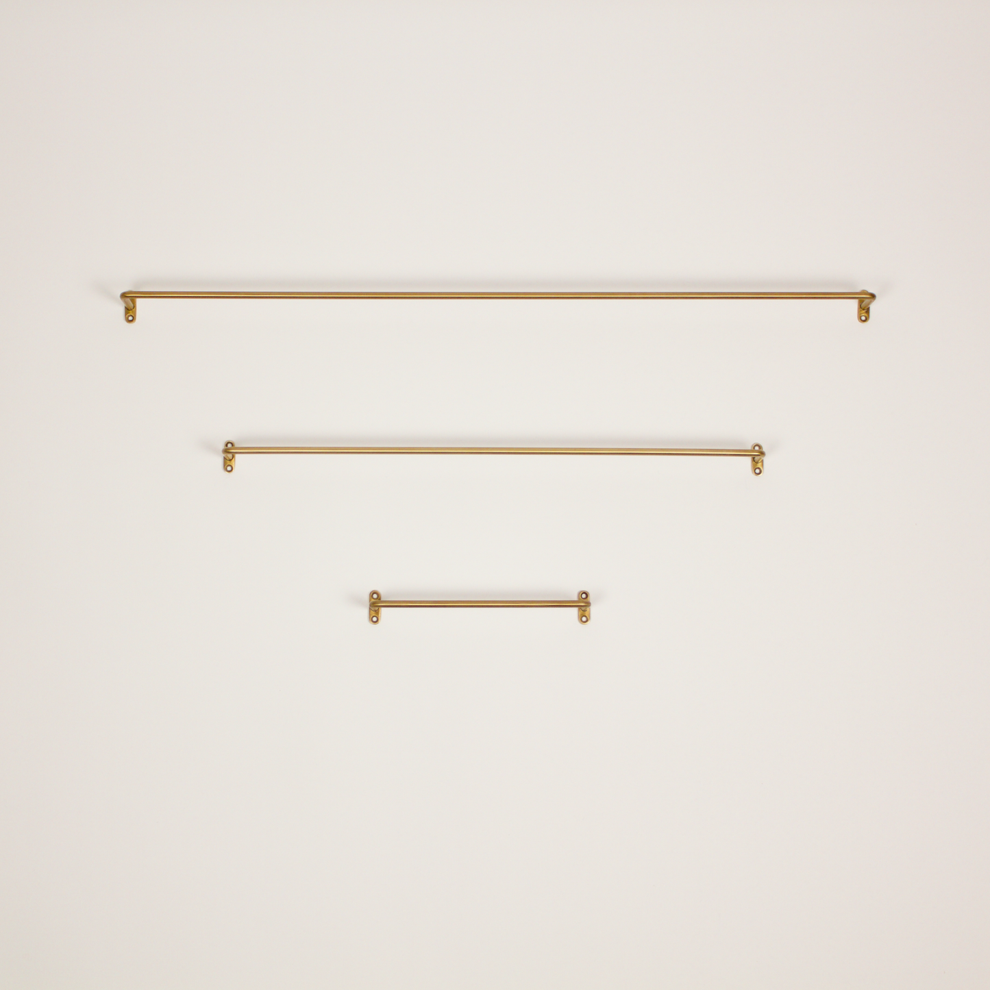 Brass Towel Bar: Medium