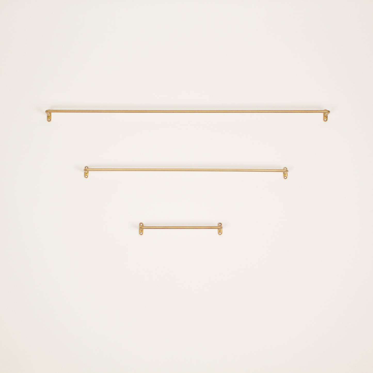 Brass Towel Bar: Large