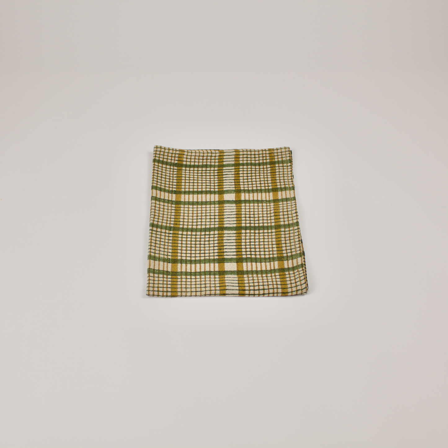 Crossroads Tea Towel: Olive on Natural
