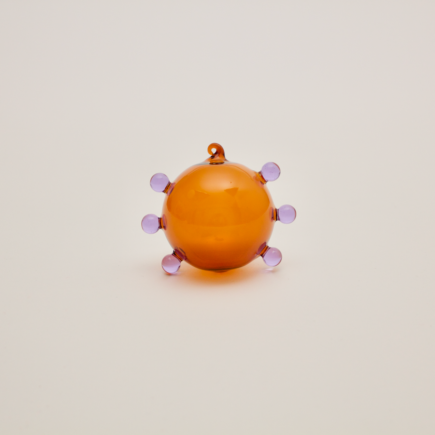 Dot Ornament: Amber/ Lilac