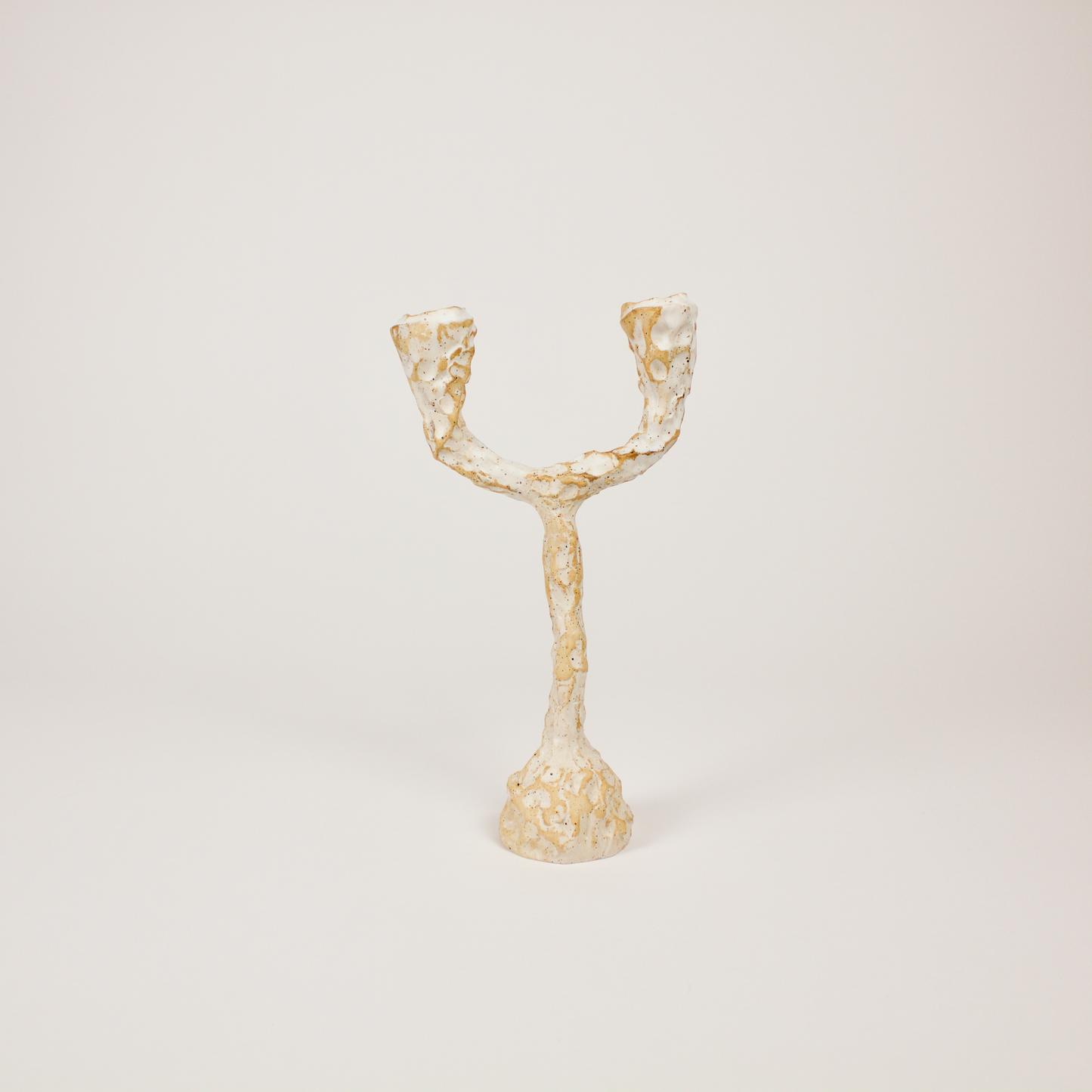 Double Candelabra: White