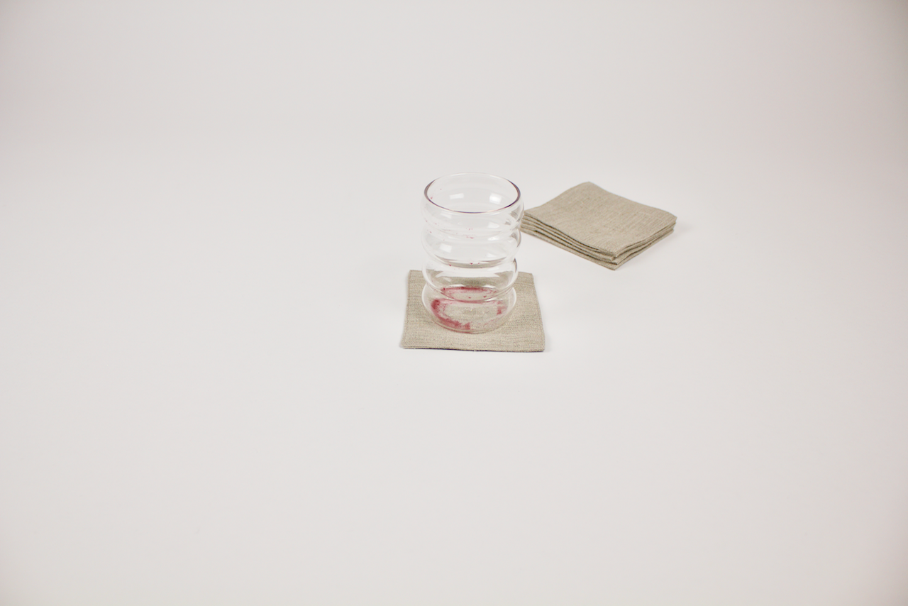 Linen Coaster: Natural