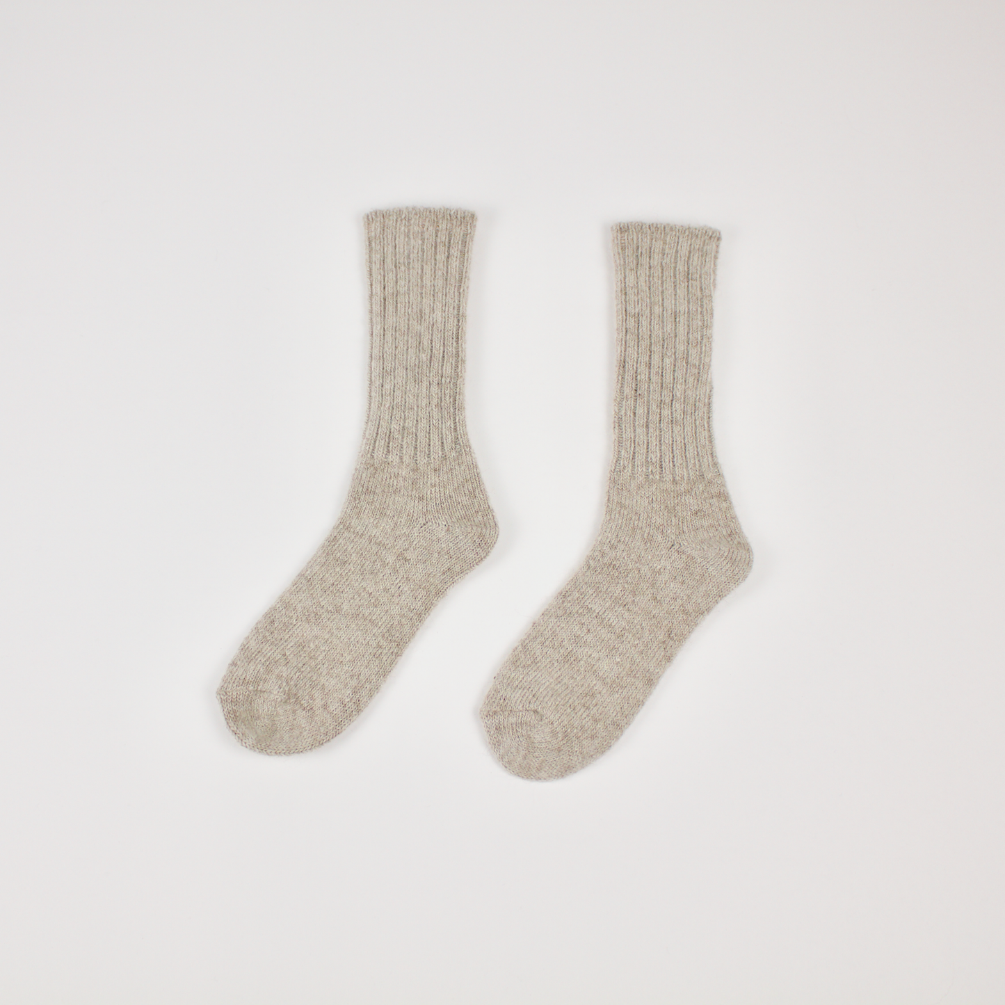 Mohair Socks: Mocha