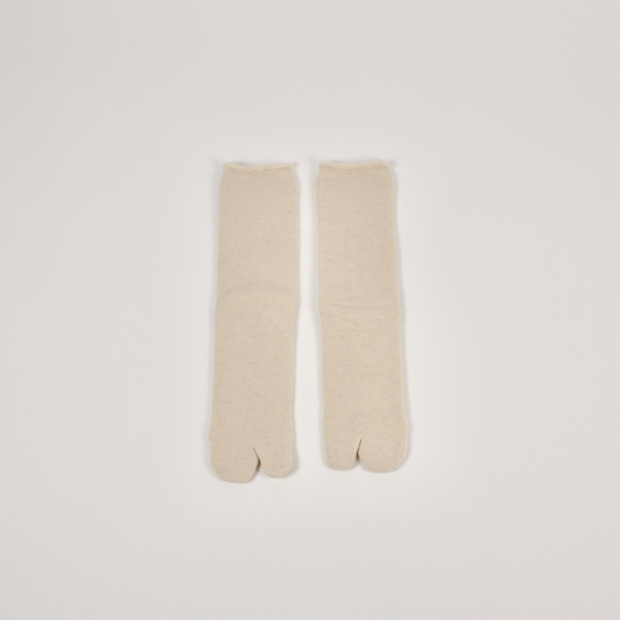 Organic Cotton Yak Blend Tabi Sock in Natural