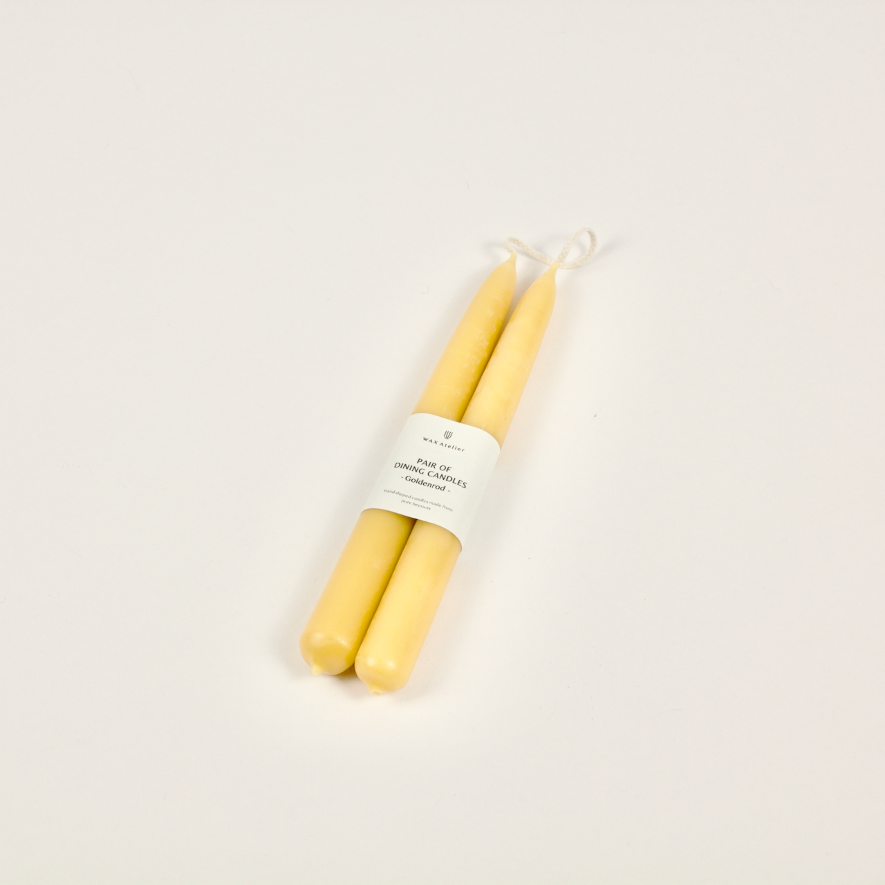 Dining Taper Pair: Goldenrod