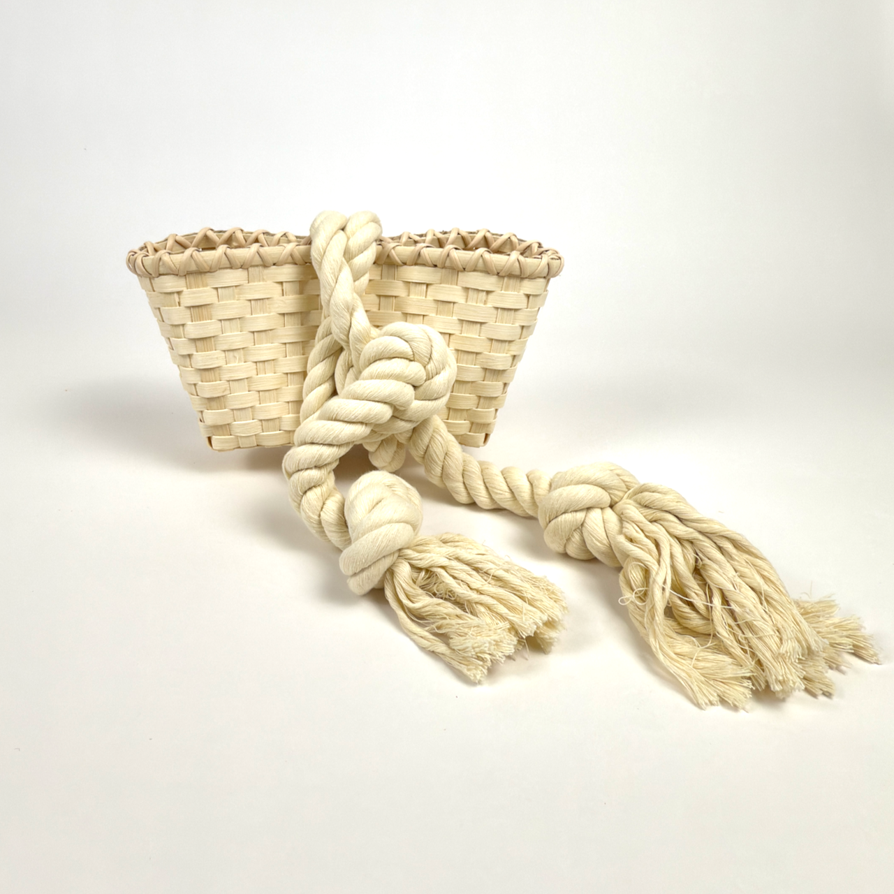 Small Crescent Clutch w/ Rope