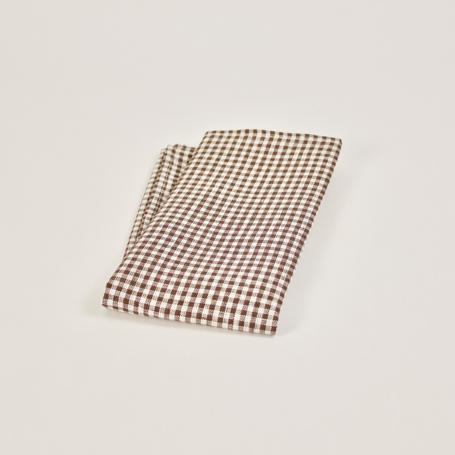 Linen Napkin: Brown Check