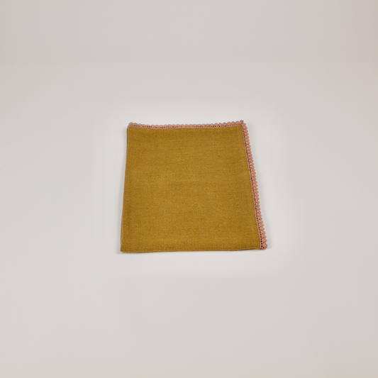 Anika Solid Tea Towel: Mustard