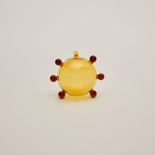 Dot Ornament: Yellow/ Amber