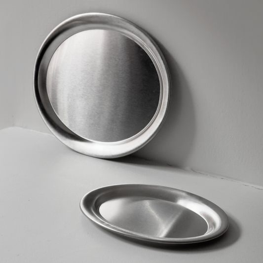 Stainless Serving Tray Set