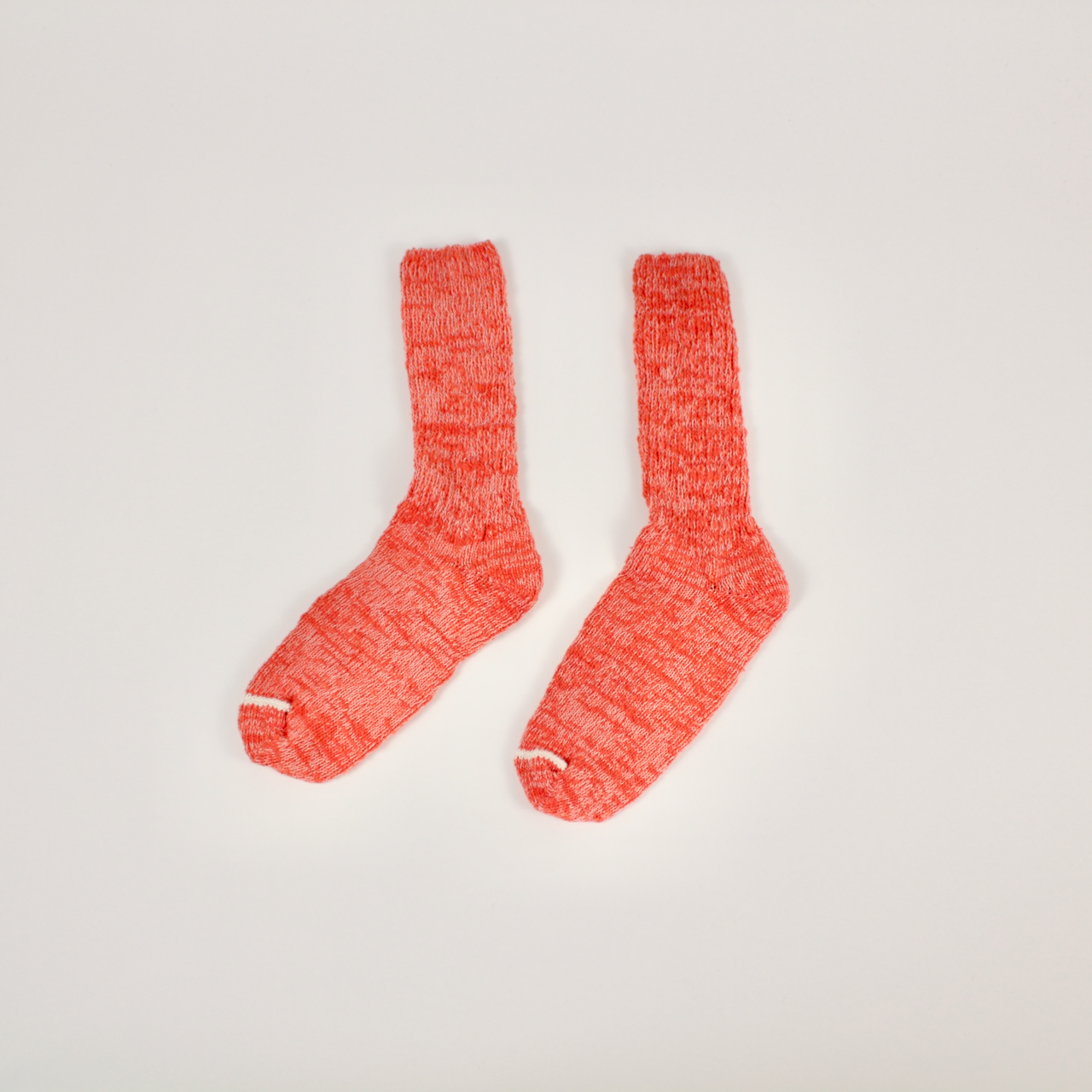 Garabou Organic Cotton Slipper Socks in Red