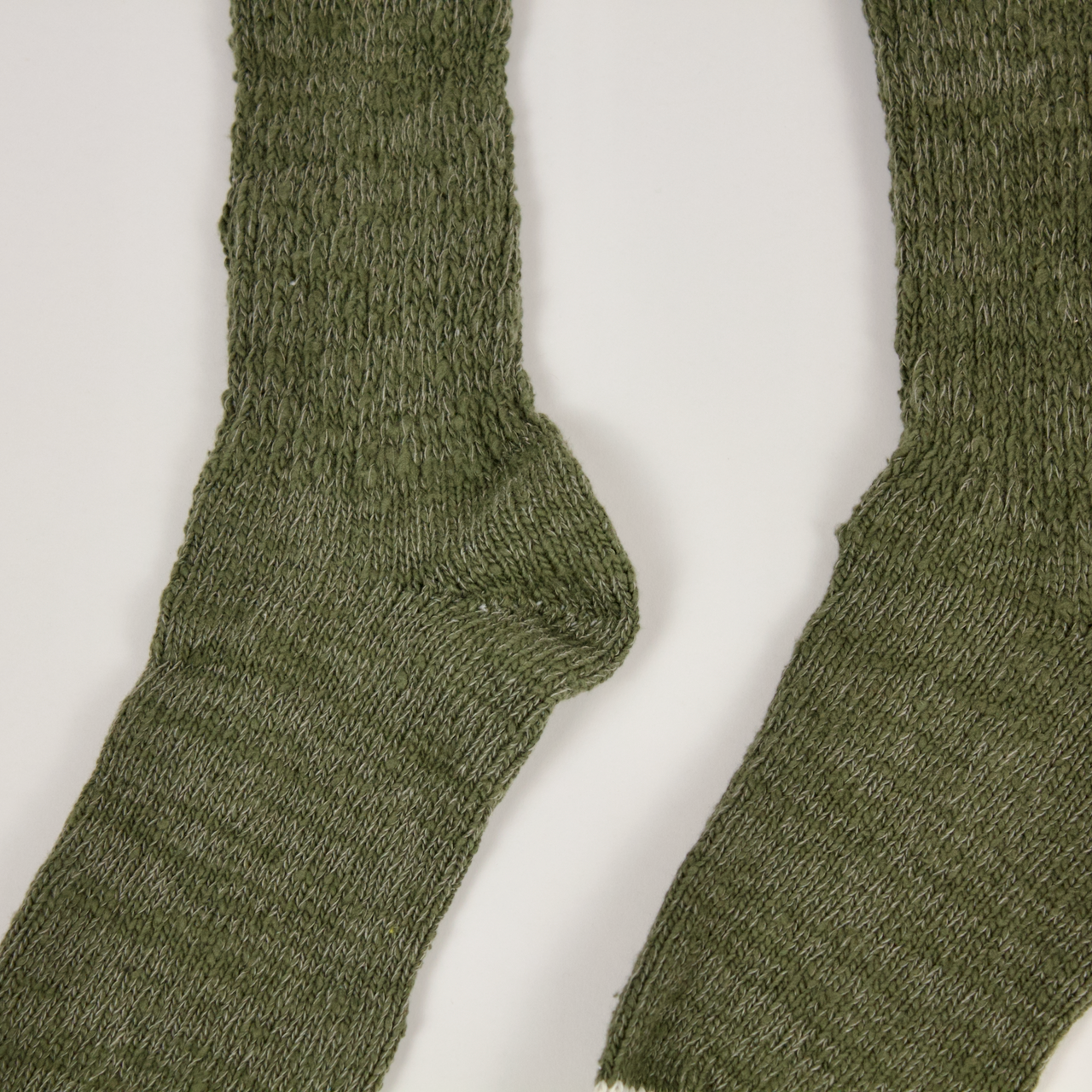 Garabou Organic Cotton Slipper Socks in Khaki