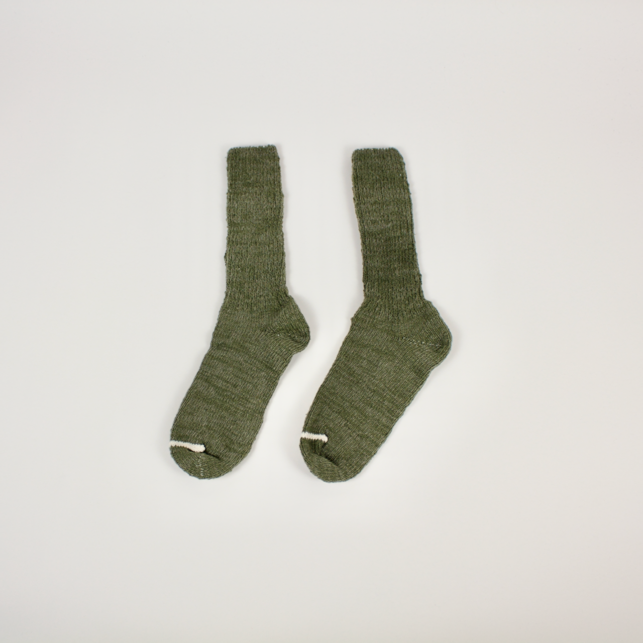 Garabou Organic Cotton Slipper Socks in Khaki