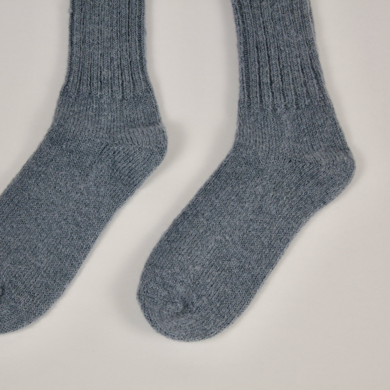 Mohair Socks: Grey