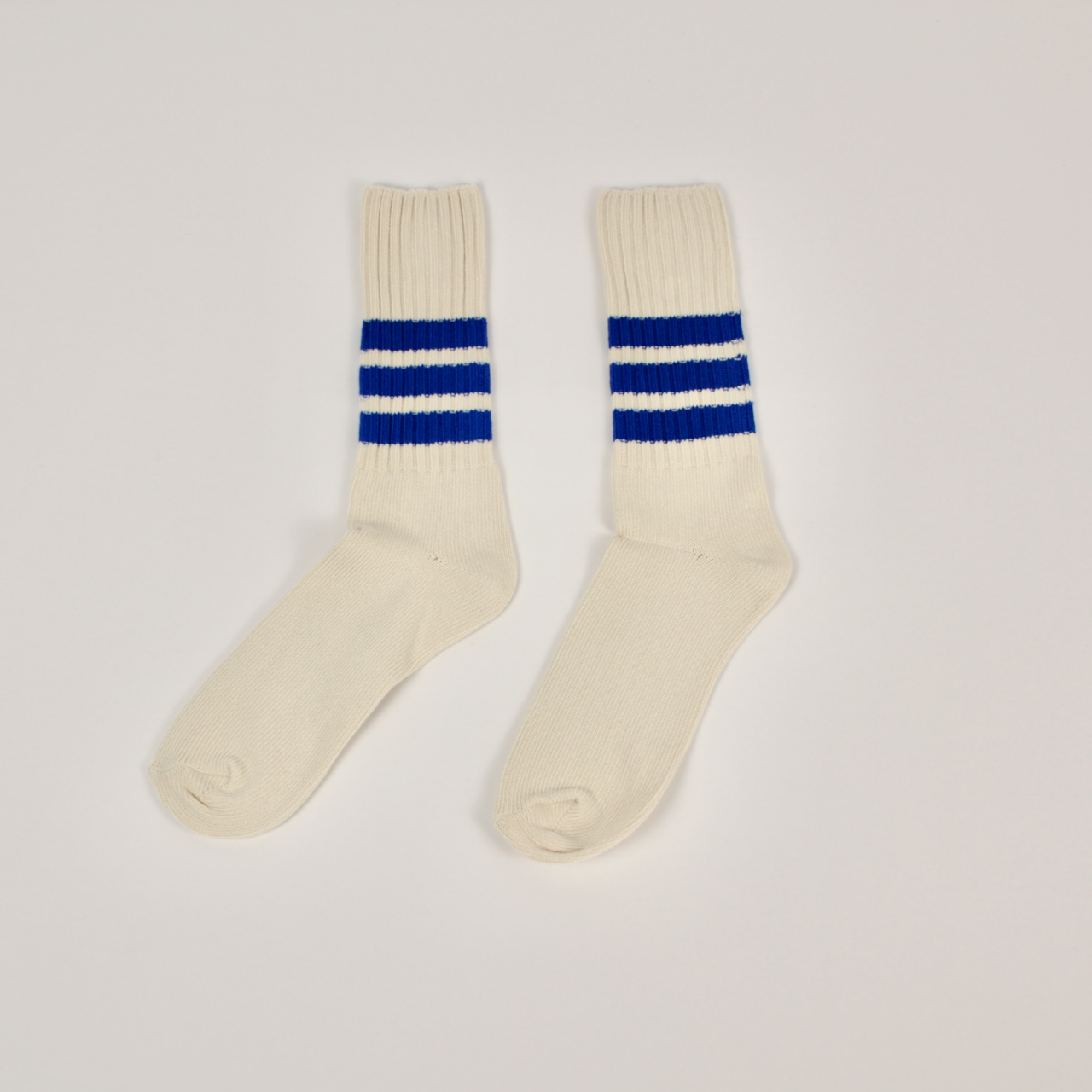 Striped Crew Sock in Blue