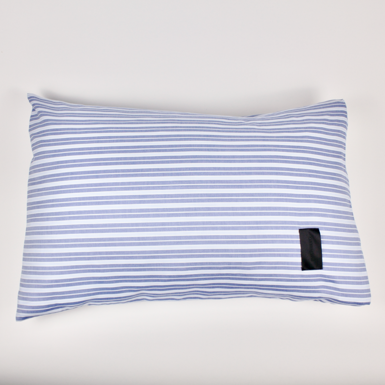 Wall Street Pillow Case: Stripe Medium Blue